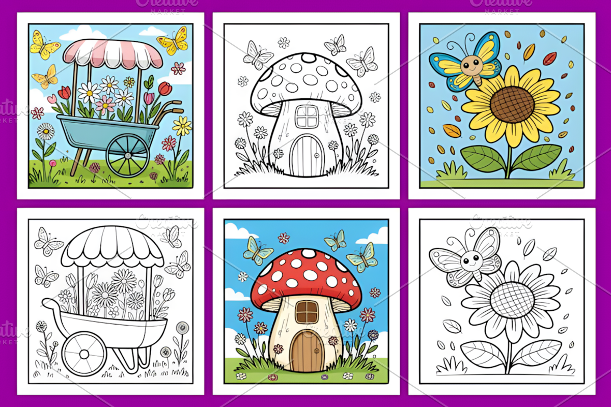 Flutter Land Adventures Book, an Illustration by Design Station (Photo 3 of 4)