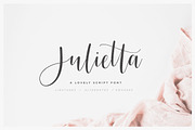 Julietta Script Font, a Script Font by The Styled Script (Thumbnail 1 of 9)