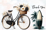 Ivory and Black Hello Summer Clipart, an Illustration by RobertsArt (Thumbnail 4 of 8)