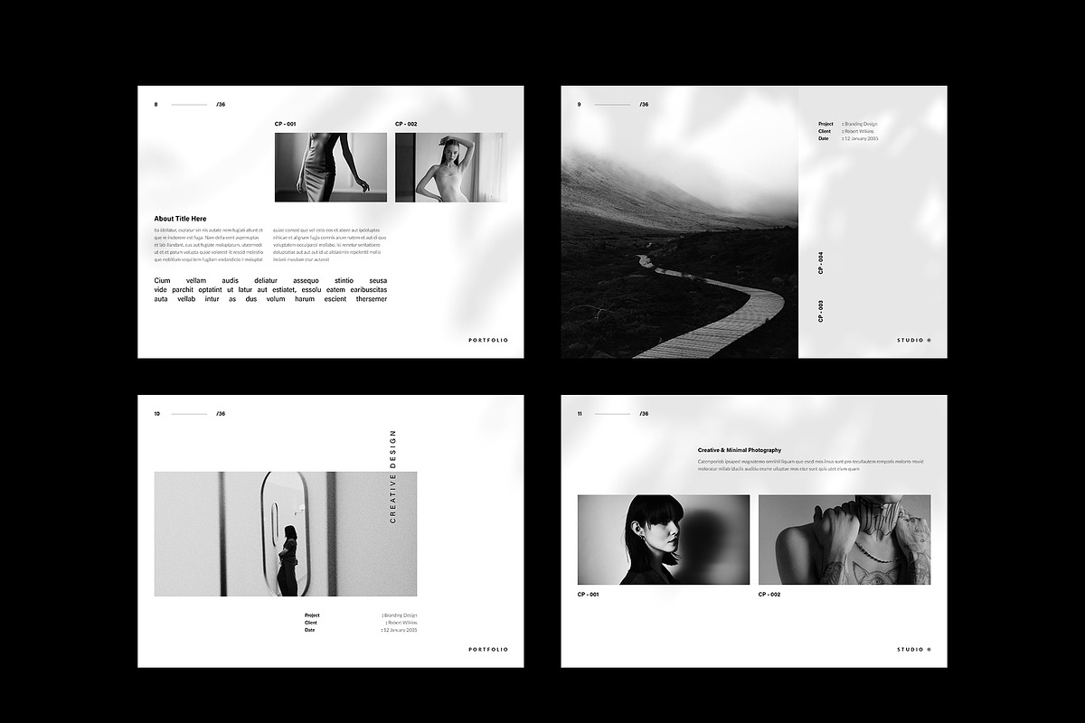 Photography Portfolio Template, a Brochure Template by TemplateFolio-Shop (Photo 7 of 20)