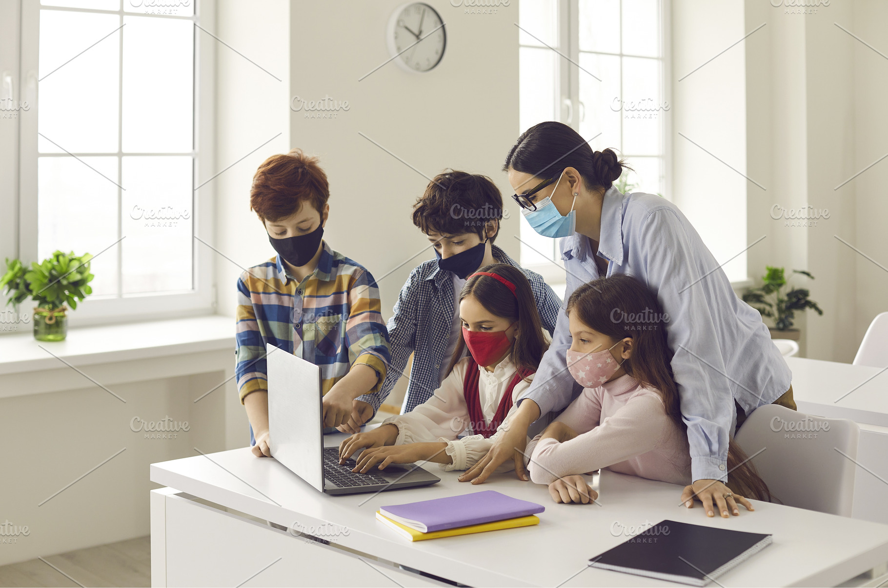 School students and teacher in, a School & Education Photo by StudioRomantic