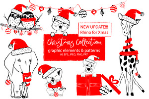 Christmas Collection - cute animals