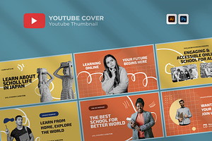 Education - Youtube Thumbnail, a Social Media Template by hekenostudio