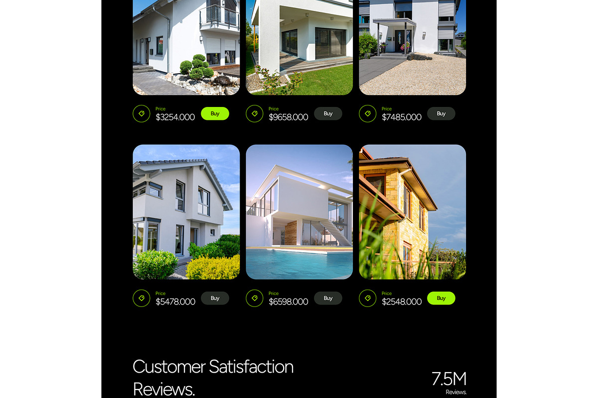 Real Estate Page UI Template, an UI Kit Template by CreativeShaper (Photo 4 of 6)
