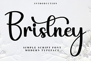 Bristney, a Handwritten Font by FreshTypeINK (Thumbnail 1 of 8)