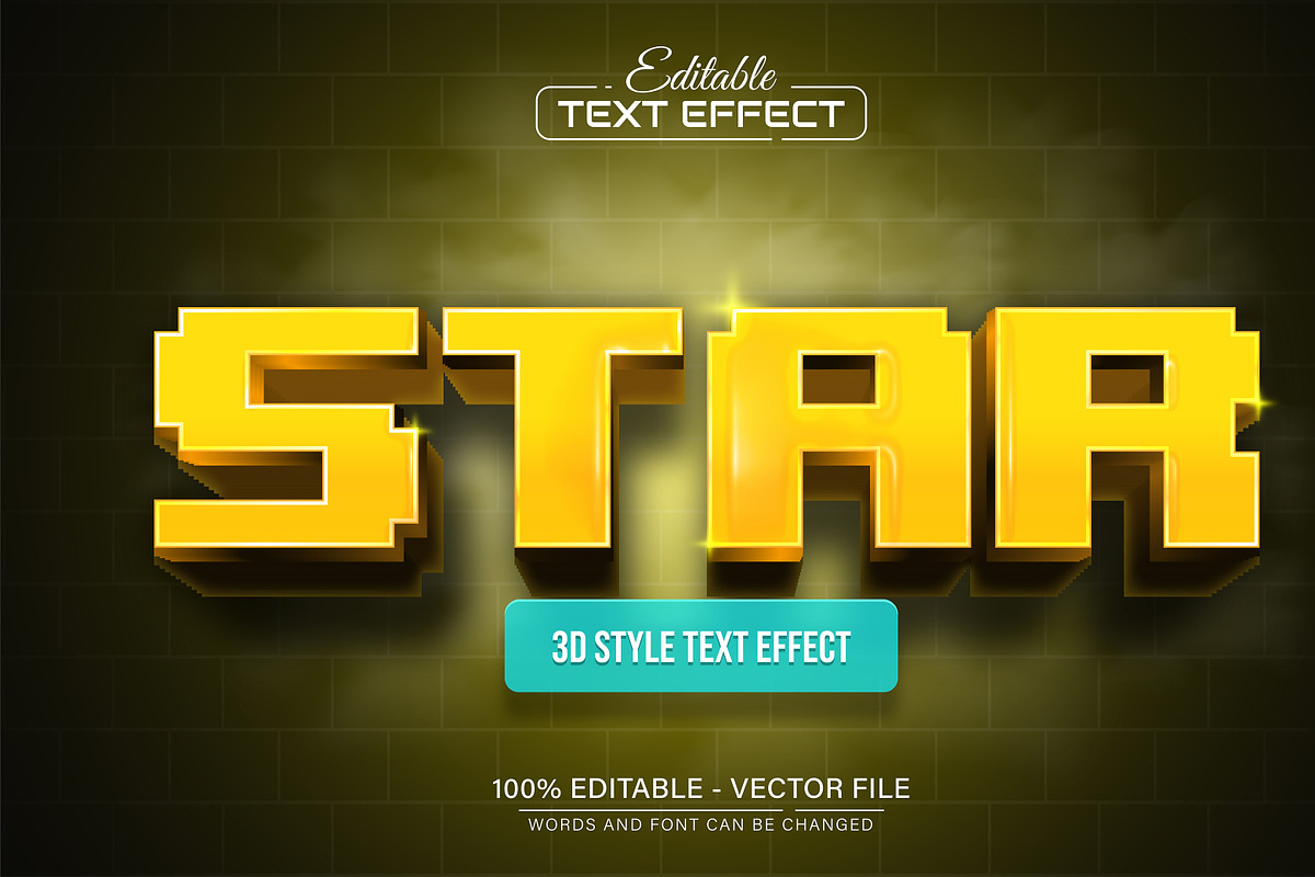 3D Text Effects Collection Vol 40, a Graphic by Aglonemadesign (Photo 3 of 9)