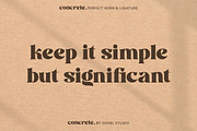 Concrete - Bold Advertising Typeface, a Serif Font by Sohel Studio (Thumbnail 10 of 12)
