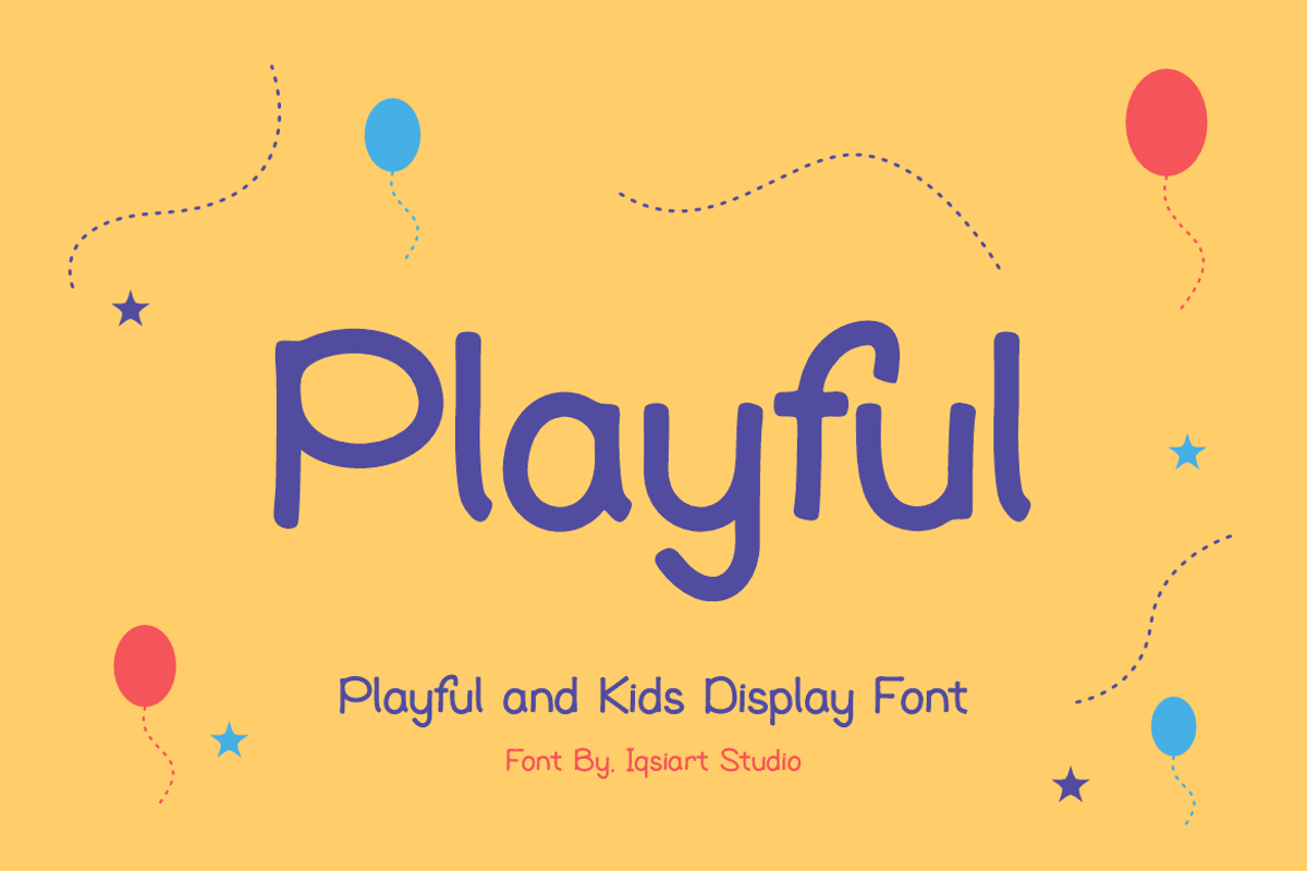 Kifeston - Kids Font, a Sans Serif Font by Iqsiart Studio (Photo 2 of 8)