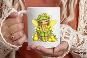 Whimsical Enjoy Lemon Fairy Clipart, a Seasonal Illustration by designcity5 (Thumbnail 5 of 5)