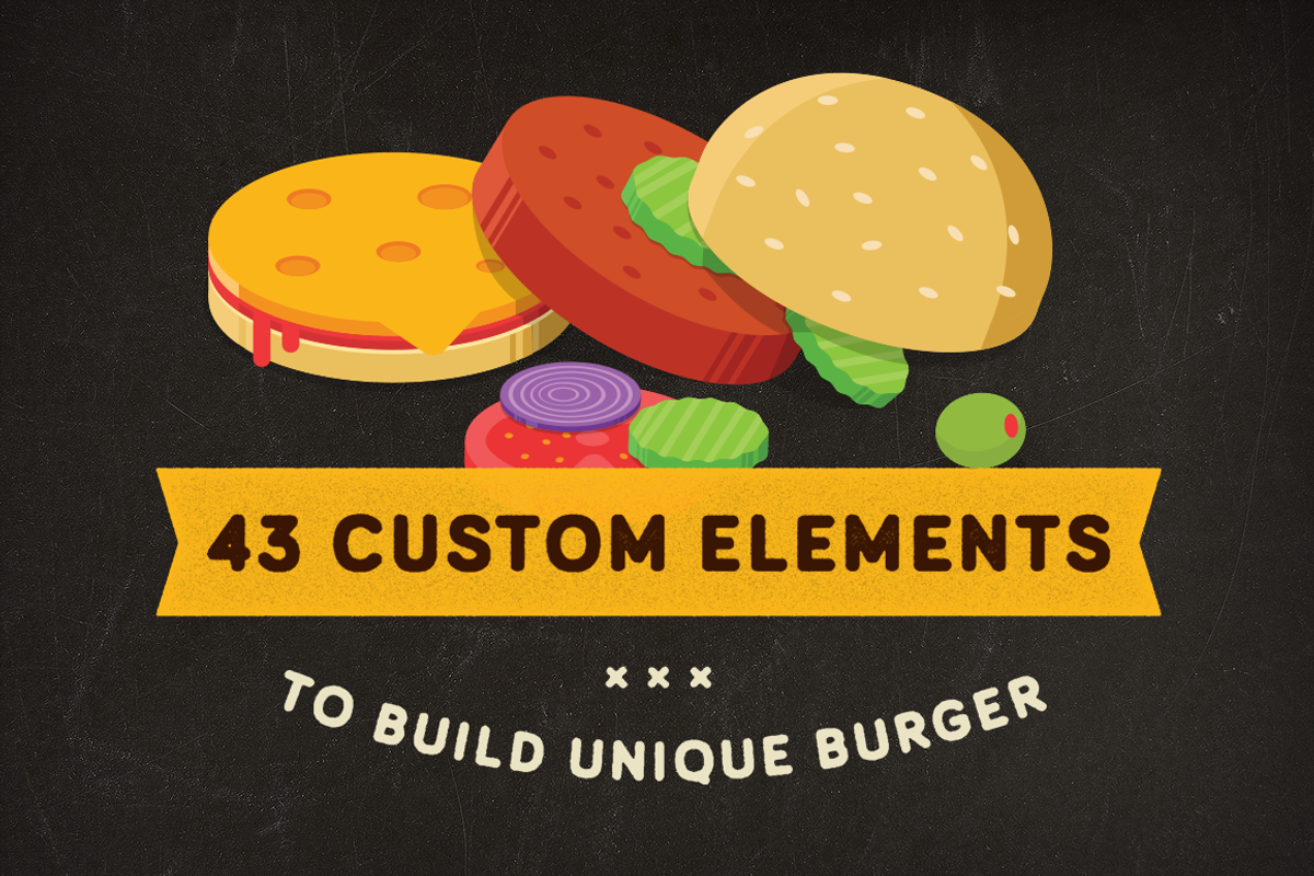 BURGER MADNESS - Burger Builder, a Food Illustration by S4 Shop (Photo 4 of 4)
