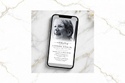 Funeral Bundle B&W Canva FR006, a Stationery Template by TyphoonStudio (Thumbnail 7 of 12)