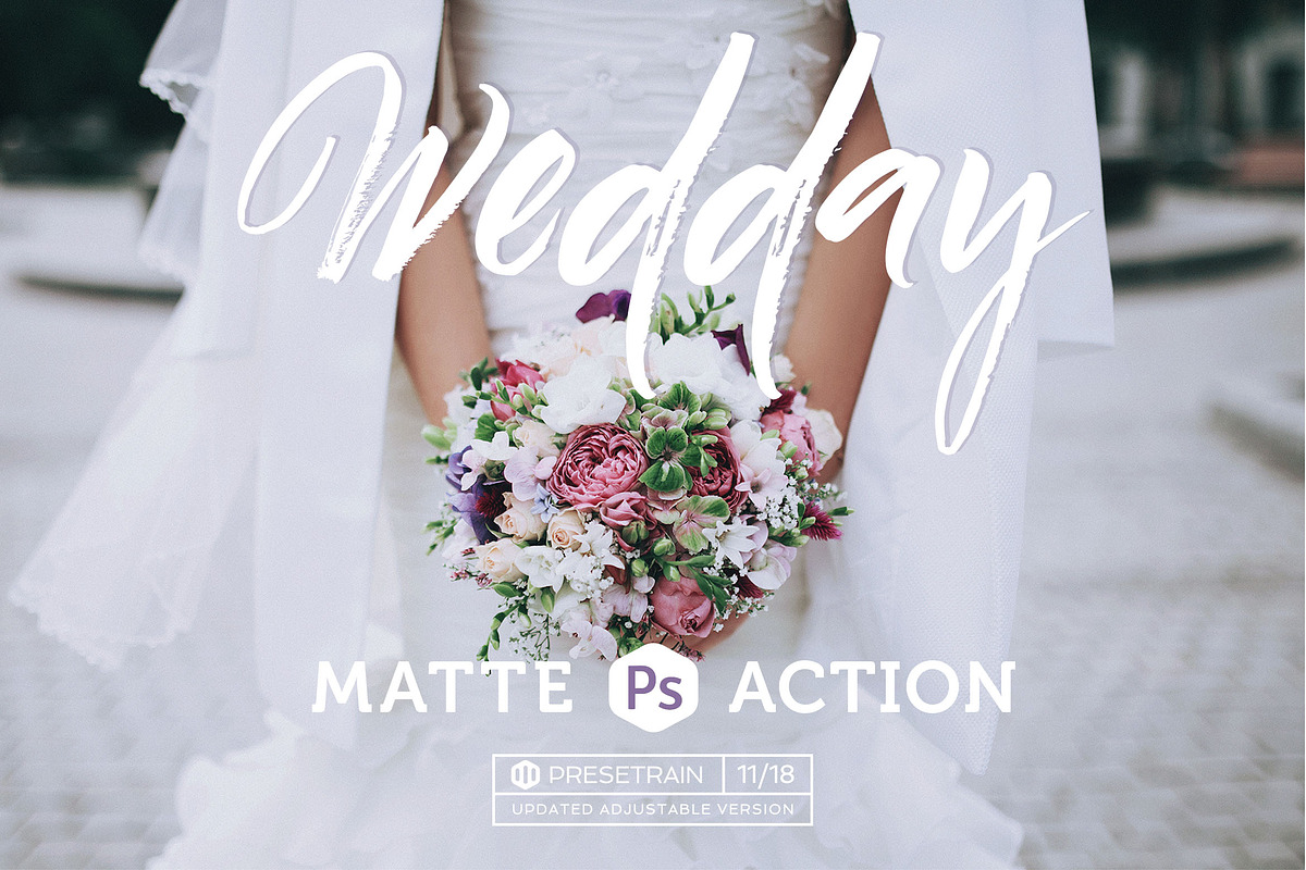 Wedday Photoshop Action, an Action Add-On by Presetrain Co. (Photo 1 of 5)