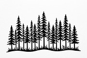 Majestic Pine Trees SVG, a Finance Illustration by Amazin_art (Thumbnail 11 of 32)