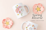 watercolor spring summer garden set, a Decorative Illustration by Grace Noboa Illustrations (Thumbnail 2 of 10)