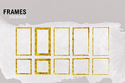 Gold Foil X-Mas Instagram Sticker, a Social Media Template by U + Me Studio (Thumbnail 8 of 12)