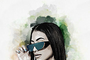 Mixed Watercolor Art Photo Effect, an Action Add-On by Photoshop Action (Thumbnail 17 of 23)