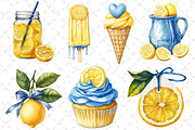 Yellow & Blue Lemon Clipart PNG, an Illustration by Dream Creation (Thumbnail 6 of 6)