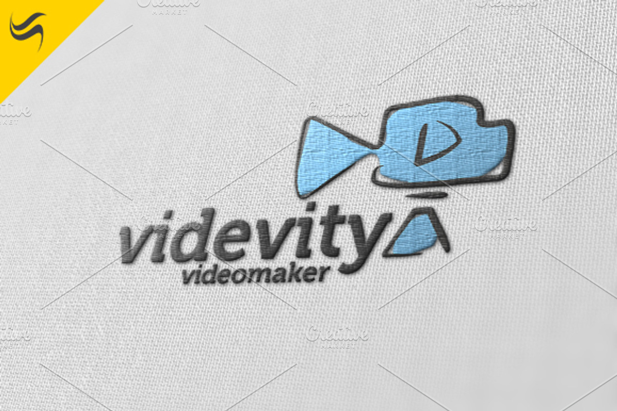 Videvity Logo Template, a Branding & Logo Template by sah.bro (Photo 2 of 4)