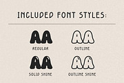 Bubble Display Font-Groovy Pop Soda, a Handwritten Font by ZoloDesignHub (Thumbnail 3 of 9)