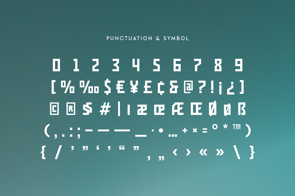 BYTES - Modern Futuristic Scifi Font, a Sans Serif Font by Hamz Studio (Photo 2 of 8)