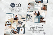 Blues Instagram Puzzle Template, a Social Media Template by Social Assumptions (Thumbnail 8 of 10)