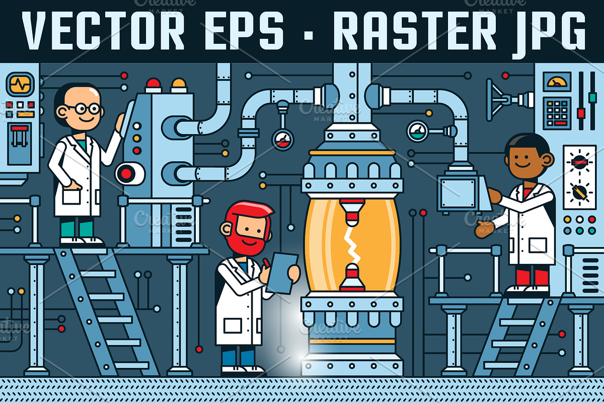 Science Laboratory Set, an Education Illustration by Agor2012 shop (Photo 3 of 6)