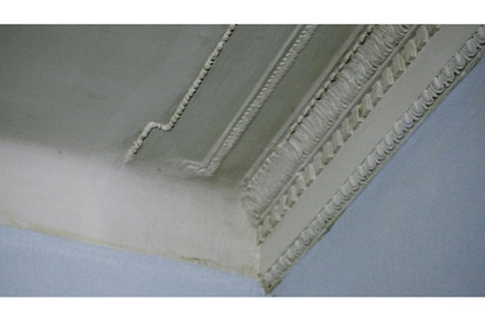 Low angle view of plaster carved, an Architecture Photo by Media Whale Stock