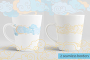 Big collection of oriental ornaments, a Background Graphic by Nadia Murash (Thumbnail 4 of 5)