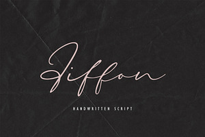 Aiffon Handwritten Script