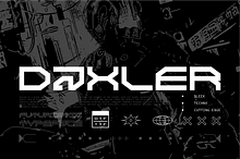 Daxler - Futuristic Display Font