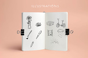 Nektarina Handwritten Font & Extras, a Font by Pencil Twist (Thumbnail 9 of 12)