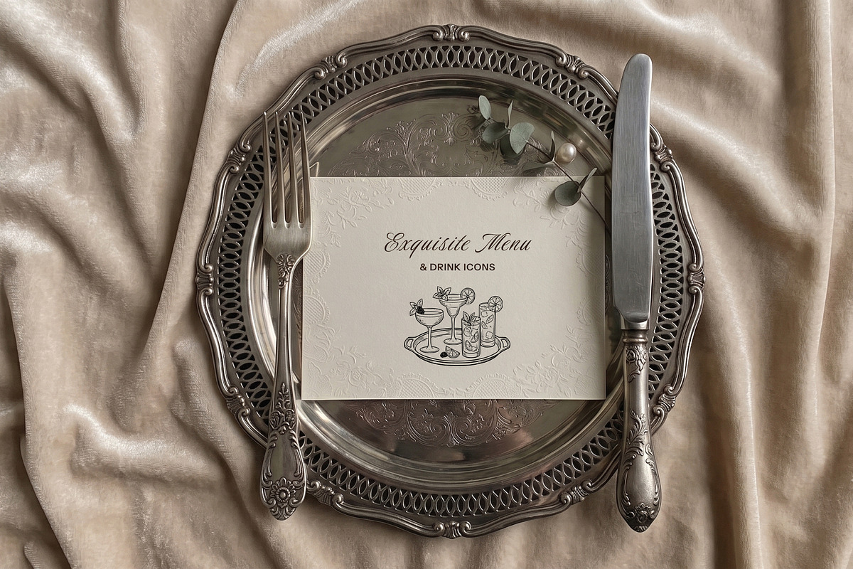 277 Hand Drawn Wedding Icons, an Object Graphic by OliaMuseDesign (Photo 4 of 8)