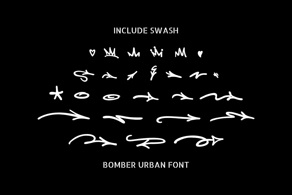 Bomber Urban - Graffiti Font, a Handwritten Font by Nirmana Visual (Photo 6 of 9)