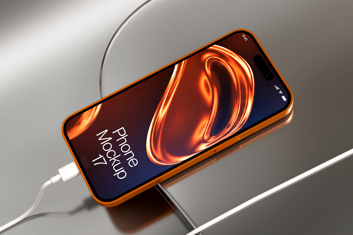 iPhone Mockup, an iPhone Mockup by SLAB! Design (Photo 6 of 6)