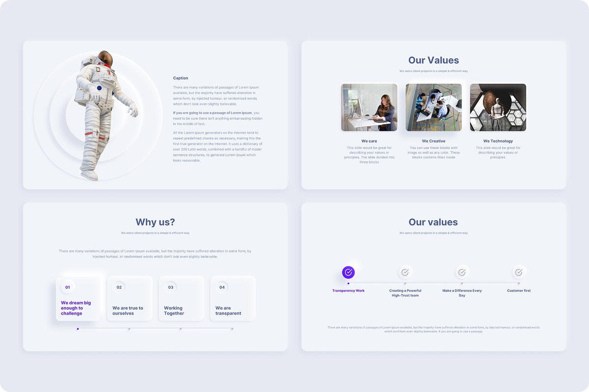 Neumorphic Presentation Template, a Presentation Template by TemplateZuu (Photo 16 of 48)