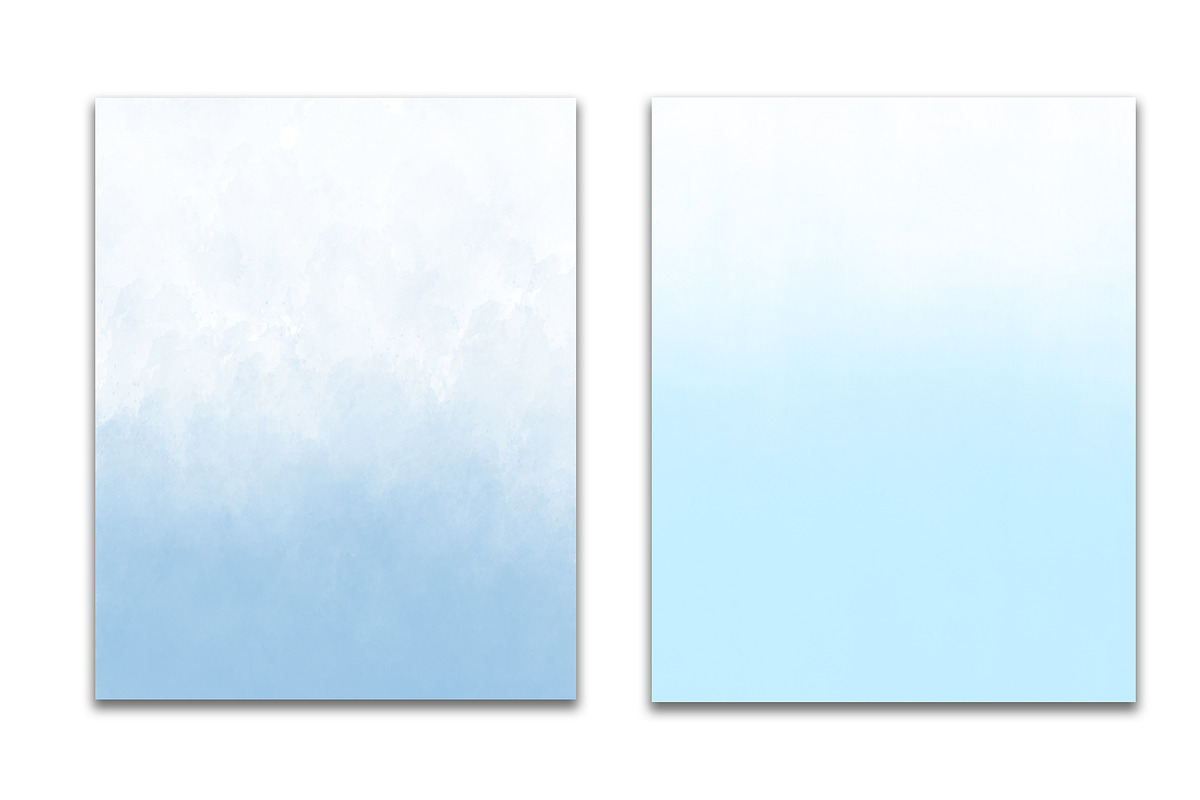 Blue ombre watercolor, a Texture Graphic by GraphicRain (Photo 4 of 7)