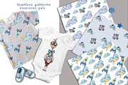 Boy's Collection baby shower kit, a Decorative Illustration by artdreamer (Thumbnail 6 of 6)
