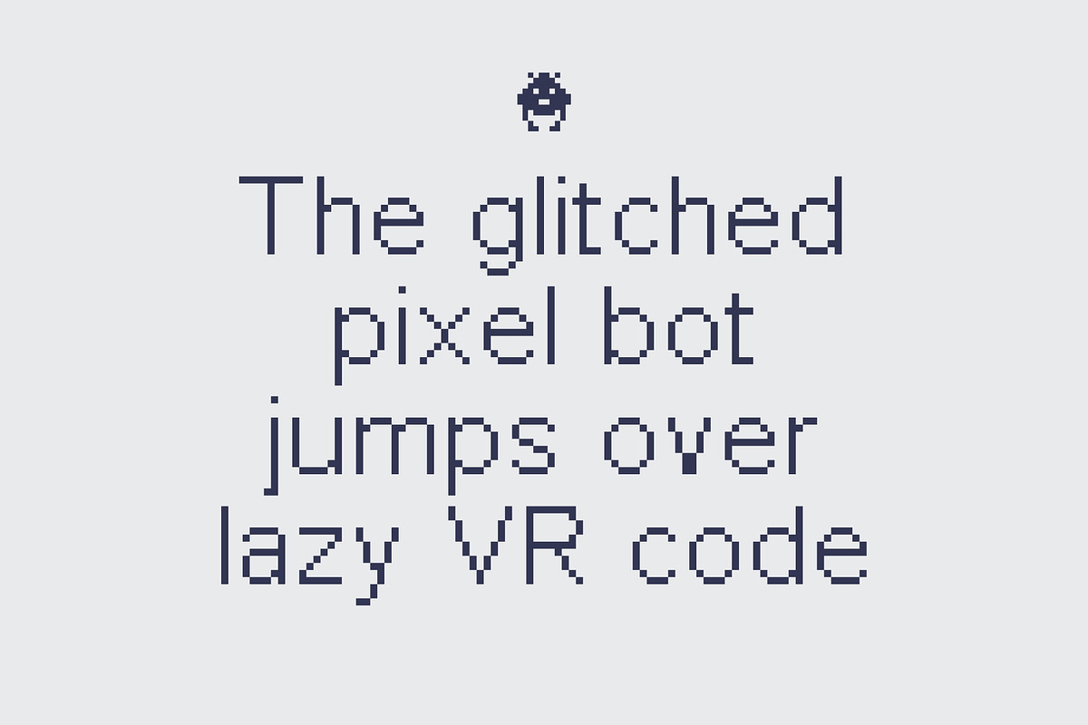 Chonky Pixel - 8Bit Pixel Typeface, a Sans Serif Font by HipFonts (Photo 6 of 7)