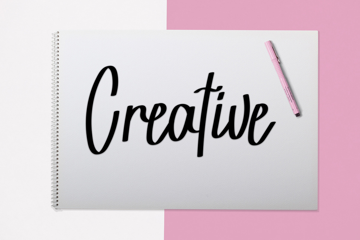 Ontime, a Handwritten Font by FreshTypeINK (Photo 6 of 8)