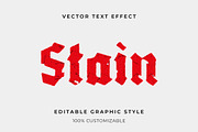 Red Ink Stamp Text Effect, a Templates & Theme by studiogstock (Thumbnail 1 of 2)