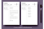 Registered Nurse Resume template, a Resume Template by Climbwithelevator (Thumbnail 3 of 6)