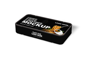 Canned Food Container Mockup