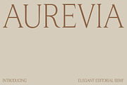 Aurevia Serif contemporary elegance., a Serif Font by kavoon (Thumbnail 1 of 19)