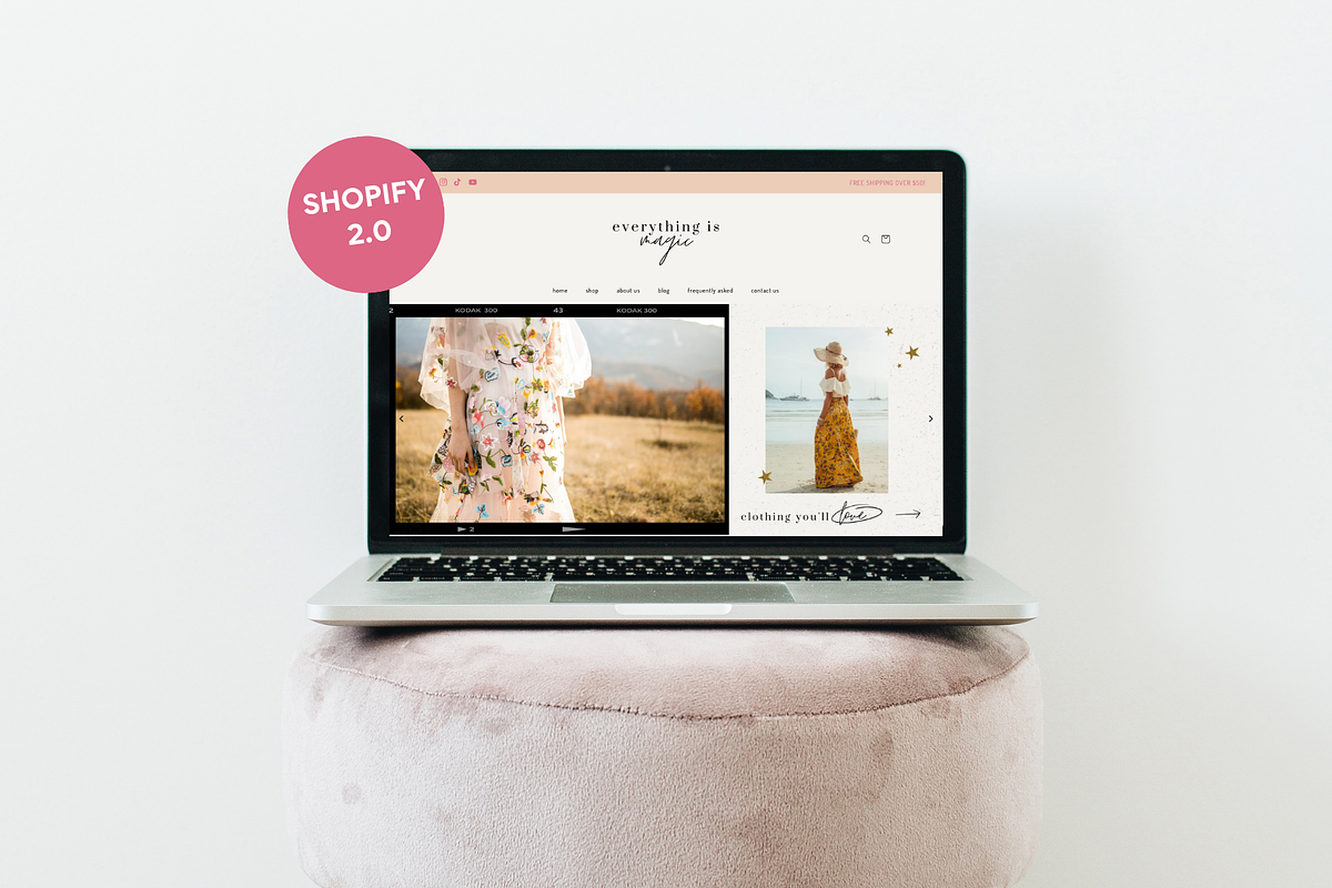 Easy Shopify Theme | Magic Life, a Shopify Template by Easy Website Themes (Photo 2 of 11)