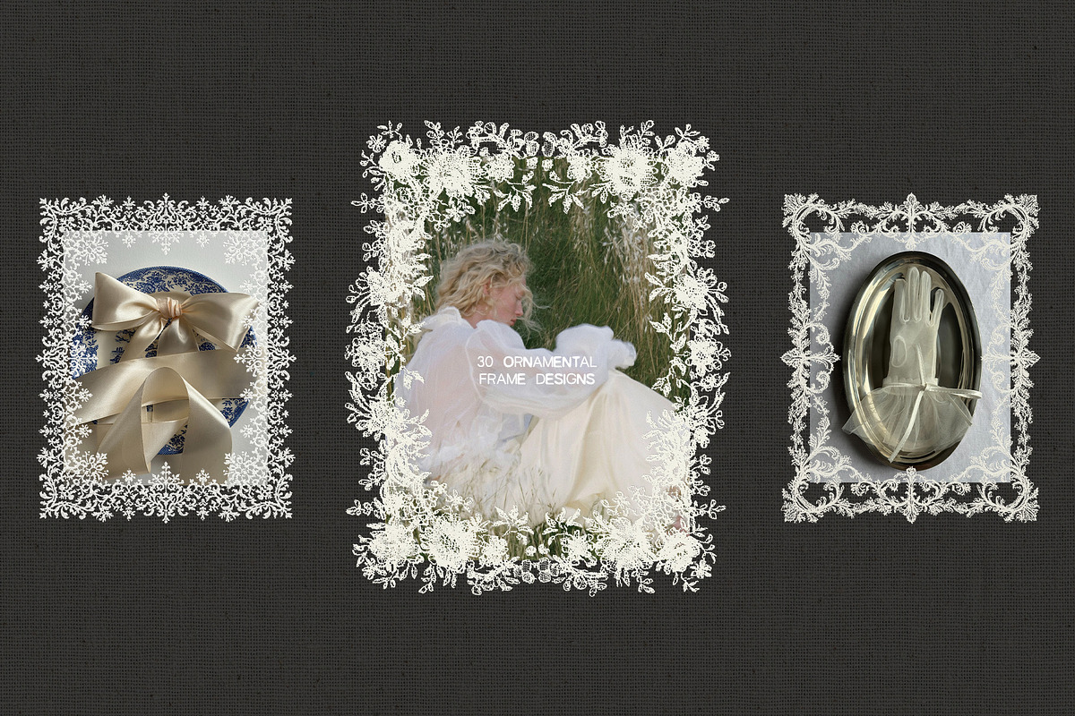Pressed Frames: Ornamental Borders, an Object Graphic by lerinartstudio (Photo 2 of 18)