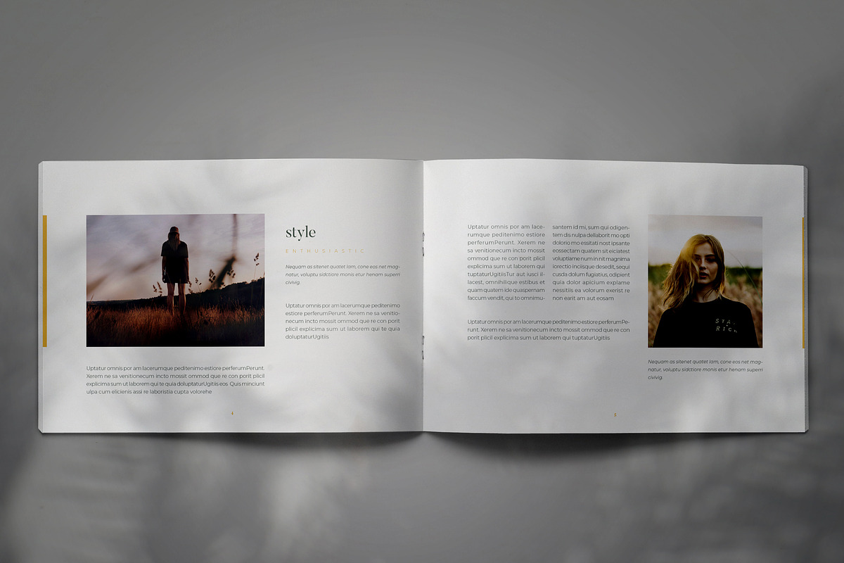 STYLE - Brochure Lookbook Template, a Brochure Template by Indotitas (Photo 3 of 9)