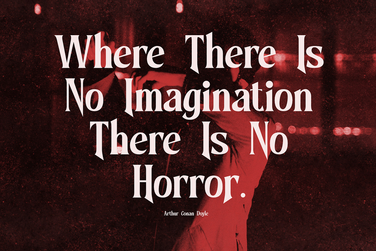 Horrifal - Horror Font, a Serif Font by Khoir (Photo 4 of 9)