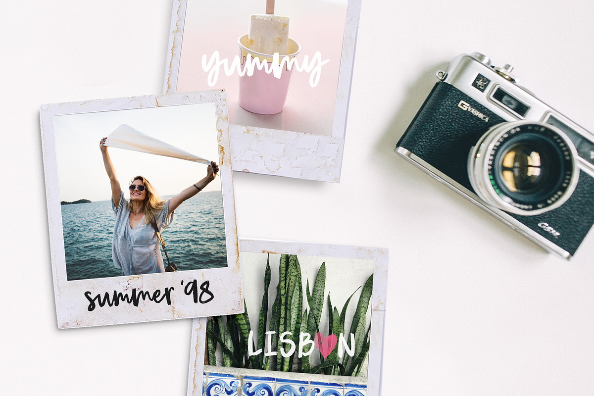 Girl Crush bold brush font preview 5