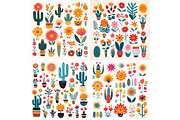 Prompt Mexican Folk Clipart, a Decorative Illustration by Creative design (Thumbnail 2 of 7)