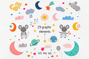 Good night. Baby animals, an Animal Illustration by rinaletters (Thumbnail 2 of 6)